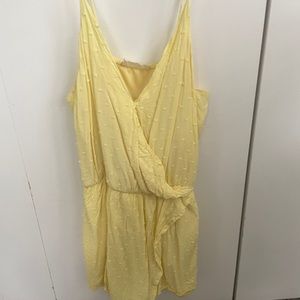 Yellow romper